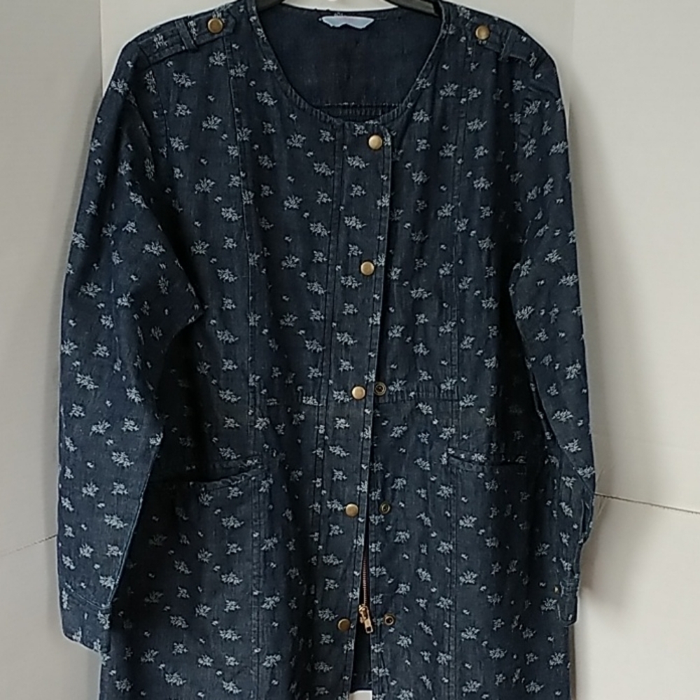 Bello Japanese Denim Style 3/4 Coat Jacket L